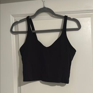 Black Sleeveless Crop Top